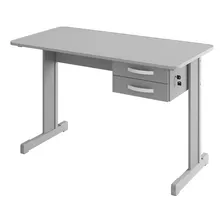 Mesa Escrit贸rio 90cm Light Cinza Foto mini 1