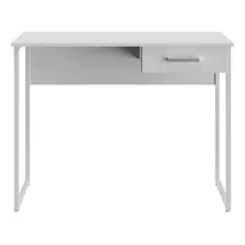 Mesa Escrit贸rio Industrial Com 1 Gaveta Tamanho 100x45x77 Cor Branco Foto mini 1
