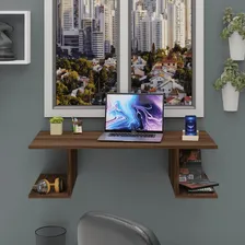 Mesa Escritório Suspensa Escrivaninha Computador 90x42cm Foto mini 4