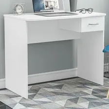 Mesa Escrivaninha Arapeí 1 Gaveta Branco - Politorno Foto  mini 1