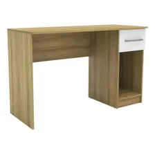 Mesa Escrivaninha Com 1 Gaveta E Espaço Para Cpu 2319 Ibwt Foto mini  2