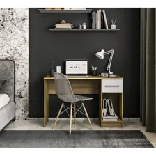 Mesa Escrivaninha Com 1 Gaveta E Espaço Para Cpu 2319 Ibwt Foto  mini 1
