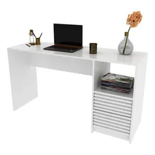 Mesa Escrivaninha Com 2 Gavetas Tecnomobili Branco - Me4174 Foto mini 1