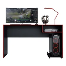 Mesa Escrivaninha Gamer Computador Pixel Preto Caemmun Foto mini 3