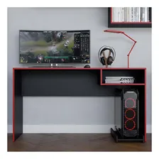 Mesa Escrivaninha Gamer Computador Pixel Preto Caemmun Foto mini 4