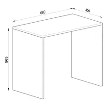 Mesa Escrivaninha Kd1620 Branco Quiditá Móveis Foto mini 2