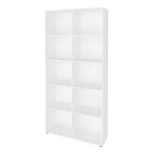 Mesa Escrivaninha L Eron Estante 90x187cm Lean Bco/carvalho Foto mini  3