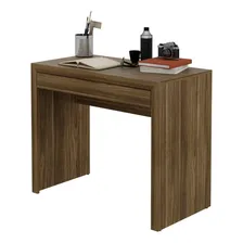 Mesa Escrivaninha para Escrit贸rio com Gaveta Tecno Mobili ME4107 Office Cor Marrom-Escuro Foto mini 1