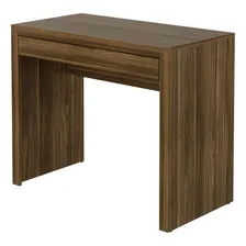 Mesa Escrivaninha para Escrit贸rio com Gaveta Tecno Mobili ME4107 Office Cor Marrom-Escuro Foto mini 3
