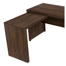 Mesa Escrivaninha para Escrit贸rio Computador Tecno Mobili ME4106 Office Cor Marrom-Escuro Foto mini 3