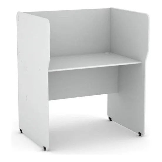 Mesa Estação De Trabalho E Atendimento Simples Com Painel Foto 1