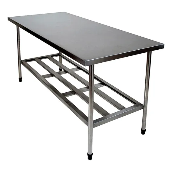 Mesa Fixa Gradeada 190x70 Monarcha M197f Inox 430 Foto 1