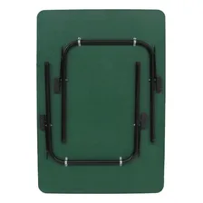 Mesa futebol botão tradicional Klopf pés ferro dobrávei 1027 cor verde-escuro Foto mini 2