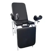 Mesa Ginecológica Aço Carbono C/ Gaveta Inox P/ Resíduos Foto mini 1