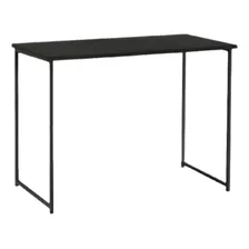 Mesa Industrial Cabe Em Qualquer Lugar Preto 90 Cm Apartamento Escrit贸rio Preto Foto mini 2