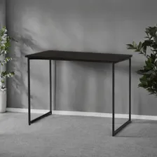 Mesa Industrial Cabe Em Qualquer Lugar Preto 90 Cm Apartamento Escrit贸rio Preto Foto mini 1