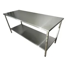 Mesa Industrial Em Aço Inox De 1,90 X 0,60 X 0,90 Foto mini 2