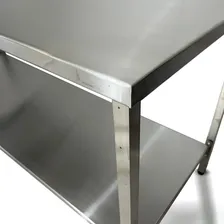 Mesa Industrial Em Aço Inox De 1,90 X 0,60 X 0,90 Foto mini 4