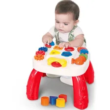 Mesa Infantil Didática Divertida Play Time Vermelha Cotiplás Foto mini 3