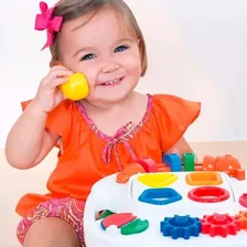 Mesa Infantil Didática Divertida Play Time Vermelha Cotiplás Foto mini 4