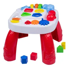 Mesa Infantil Didática Divertida Play Time Vermelha Cotiplás Foto mini 1
