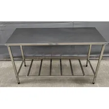 Mesa Inox Industrial 100x60 Restaurante Lanchonete Foto mini 4