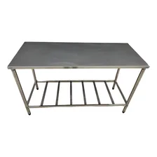 Mesa Inox Industrial 100x60 Restaurante Lanchonete Foto mini 2