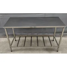 Mesa Inox Industrial 100x60 Restaurante Lanchonete Foto mini 4