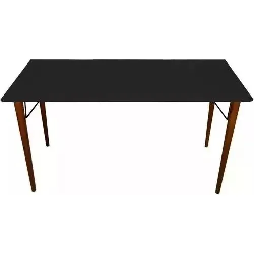 Mesa Jantar Aparador Preto 110x50cm Retangular PĂ© Palito Suport V Jt Home Foto 1