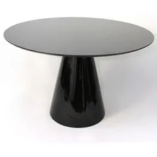 Mesa Jantar Cone Redonda 90cm Tampo Laca Ou Madeira Cor da tampa Laca ou Laminado em Madeira Foto mini 2