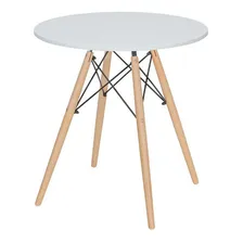 Mesa Jantar Cozinha Eames Eiffel Com Tampo 80 Cm Branco Foto mini 1