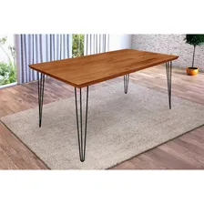 Mesa Jantar Lanna 1,60m Madeira Maciça Foto  mini 1