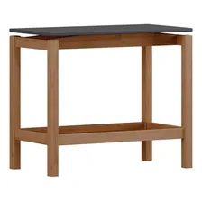 Mesa Lateral Tampo Em Mdf E Pés Em Madeira Maciça Wt Foto mini 2
