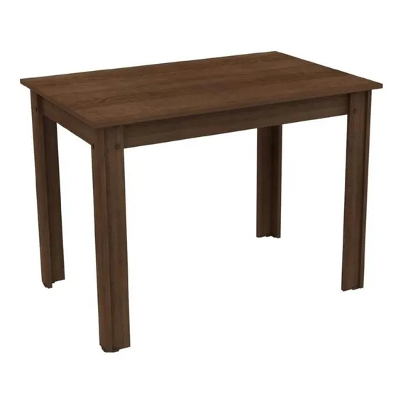 Mesa Madesa Retangular Tampo De Madeira 5258 Rustic Foto 1