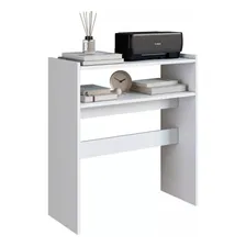 Mesa Manicure Porta Esmaltes Aparador Carrinho Auxiliar Br Cor Branco Foto mini  2
