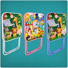 Mesa Mesinha Didatica Infantil Com 2 Cadeiras Crianças Cor Branco Foto mini 3