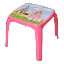 Mesa Mesinha Infantil Com 2 Cadeiras Carro Azul Plástico Cor Princesa Foto mini 2