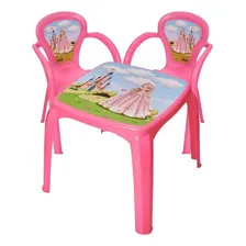 Mesa Mesinha Infantil Com 2 Cadeiras Carro Azul Plástico Cor Princesa Foto mini 1
