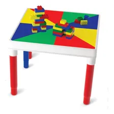 Mesa Mesinha Infantil Criança Com 1 Cadeira Para Atividades Foto mini 3