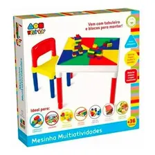 Mesa Mesinha Infantil Criança Com 1 Cadeira Para Atividades Foto mini 4