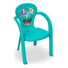 Mesa Mesinha Infantil Tubarão Com Cadeira Plástica Foto mini 3