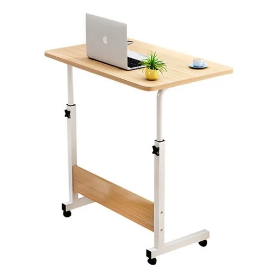 Mesa Mesinha Notebook Com Altura Regulavel Rodinhas Foto 1