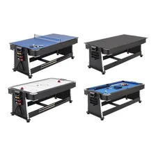 Mesa Multijogos 4 Em 1 Ping Pong Bilhar E Air Hockey Winmax Foto mini 2