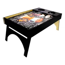 Mesa Multiuso Café Manhã Cama Bandeja Decorada Porta Copo Foto  mini 1