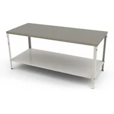 Mesa Panificação M180 Braesi Tampo Inóx 190 X 80 Padaria Foto mini 1