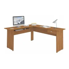 Mesa Para Computador 1 Gaveta Cannes Freij贸 - Artely Cor Marrom Foto mini 1