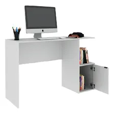 Mesa Para Computador 1 Porta Bc75 Branco - Brv M贸veis Foto mini 3