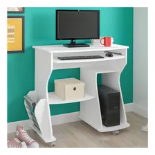 Mesa Para Computador 160 3 Nichos Branco - Artely Foto mini 2
