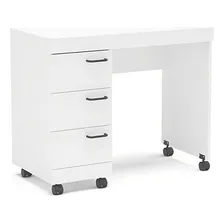 Mesa Para Computador 3 Gavetas Osaka Branco - Politorno Foto mini 1