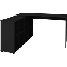 Mesa Para Computador Com 8 Nichos Nero 1400 Artany Cor Preto Foto mini 2